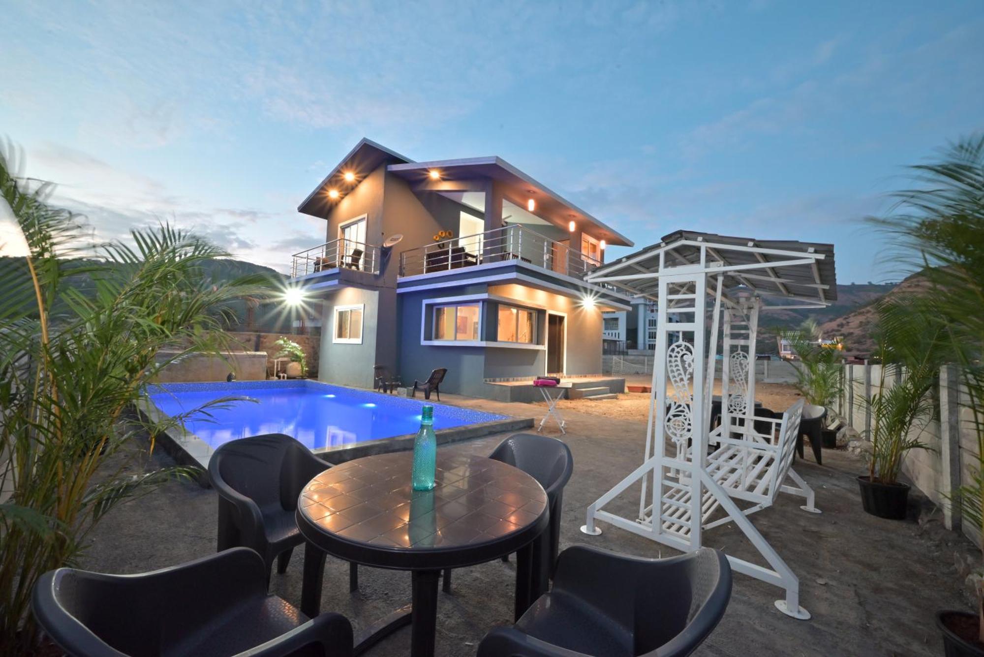 Empyrean Stay II Mirage Villa II Ac II 4Bhk II Largest Pool In Lonavala Li المظهر الخارجي الصورة