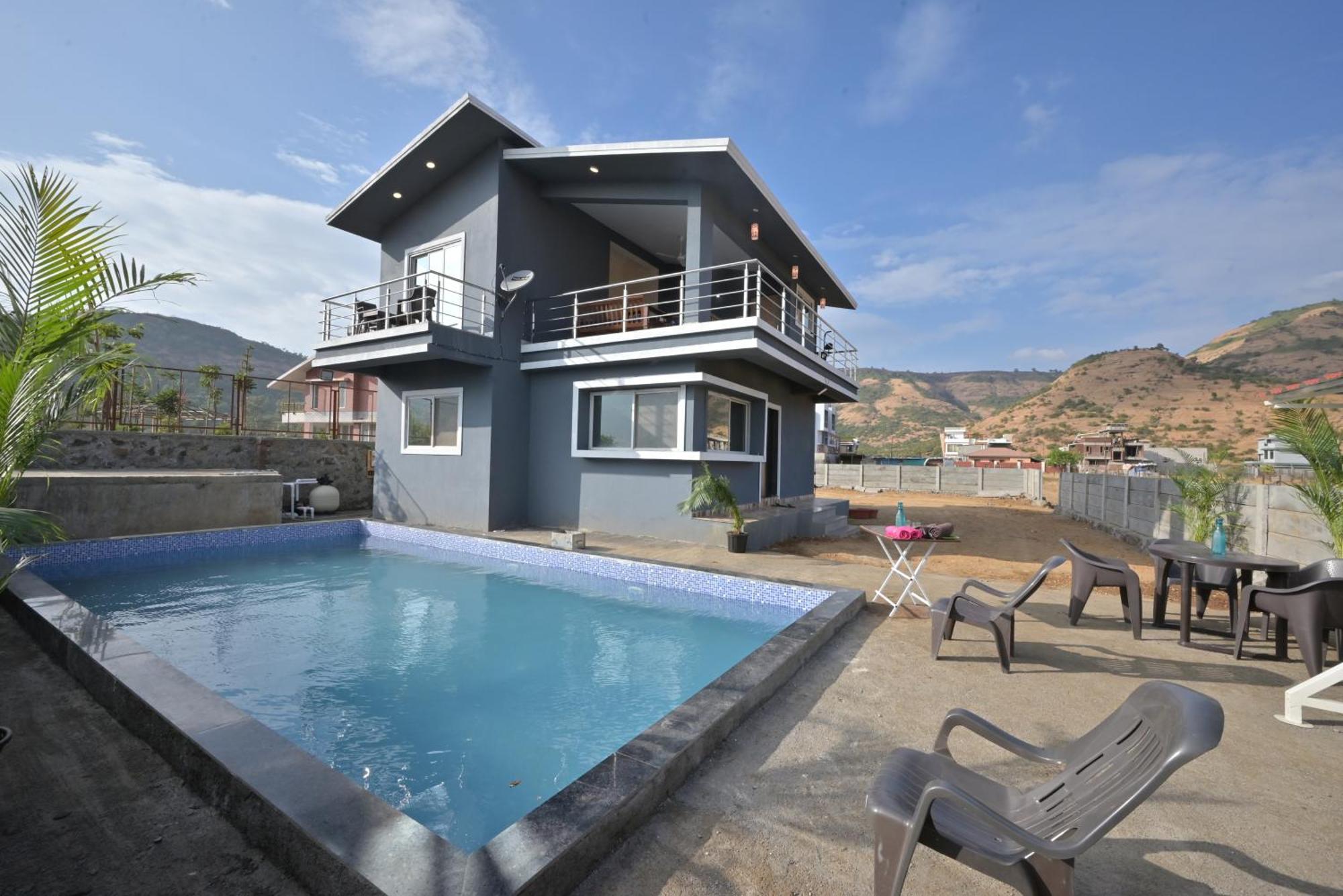 Empyrean Stay II Mirage Villa II Ac II 4Bhk II Largest Pool In Lonavala Li المظهر الخارجي الصورة