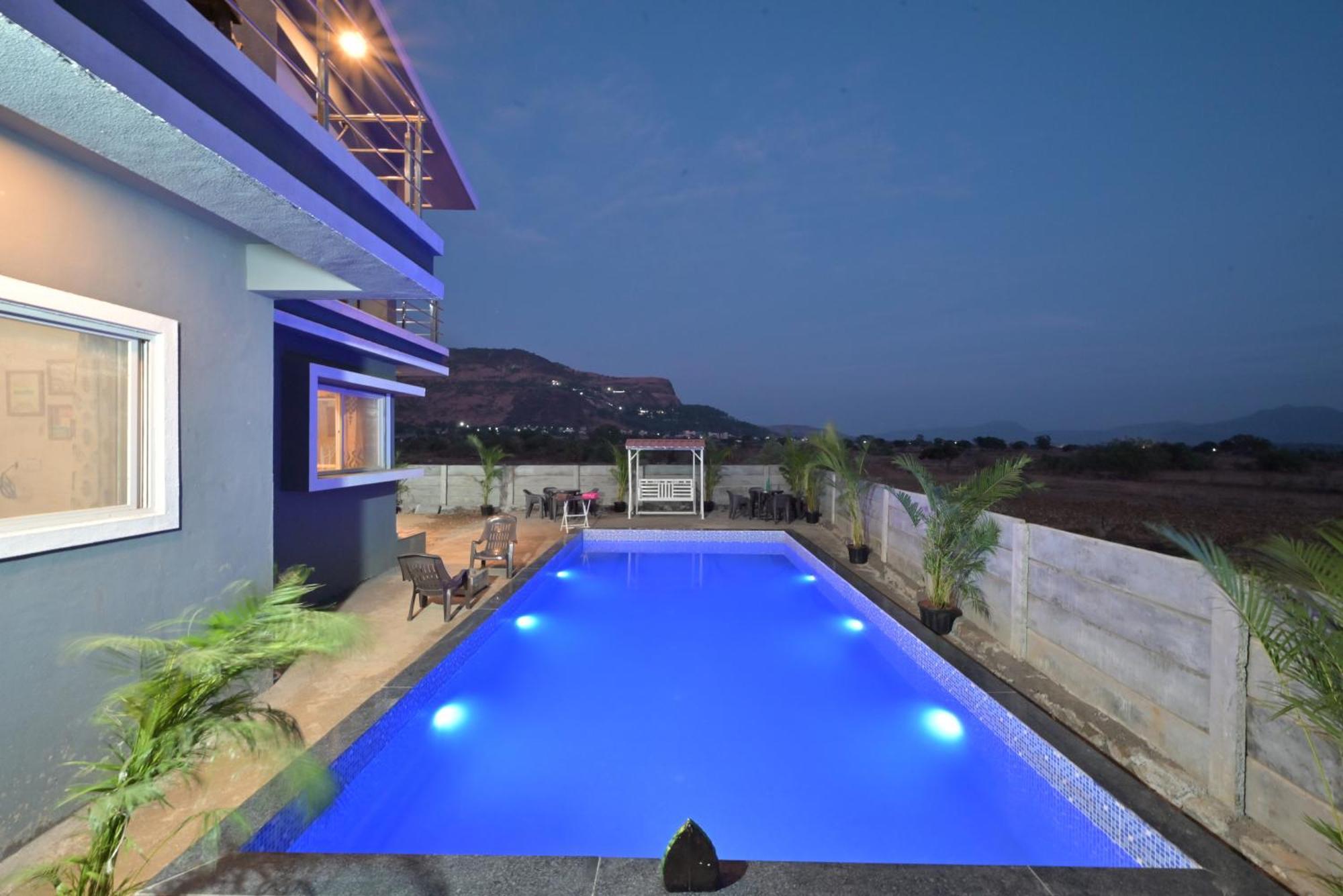 Empyrean Stay II Mirage Villa II Ac II 4Bhk II Largest Pool In Lonavala Li المظهر الخارجي الصورة