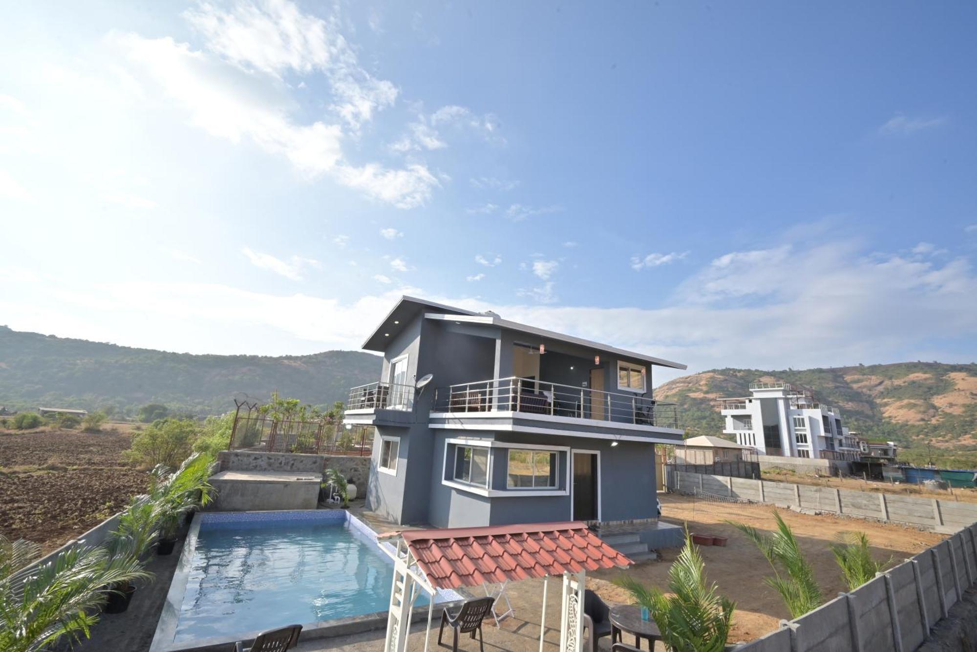 Empyrean Stay II Mirage Villa II Ac II 4Bhk II Largest Pool In Lonavala Li المظهر الخارجي الصورة