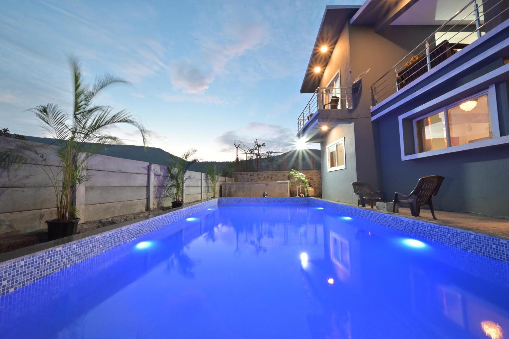 Empyrean Stay II Mirage Villa II Ac II 4Bhk II Largest Pool In Lonavala Li المظهر الخارجي الصورة